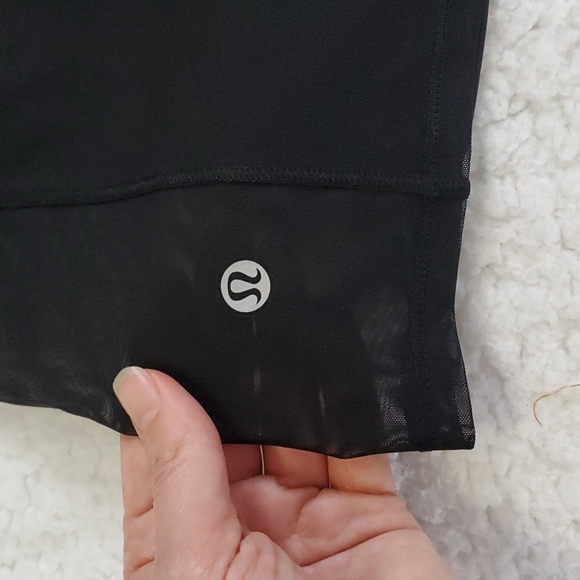 Lululemon Sheer Back Tank Black - Picture 4 of 16